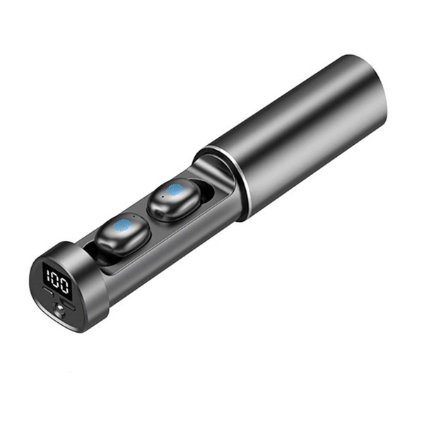 

Наушники Bluetooth с цифровым дисплеем питания, Чёрный
