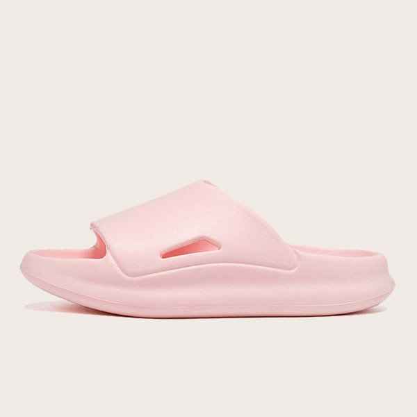 

Toddler Girls Minimalist Cut Out Slippers, Pink