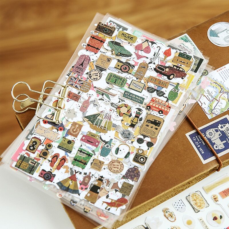 

1sheet Random Vintage Pattern Sticker, Multicolor