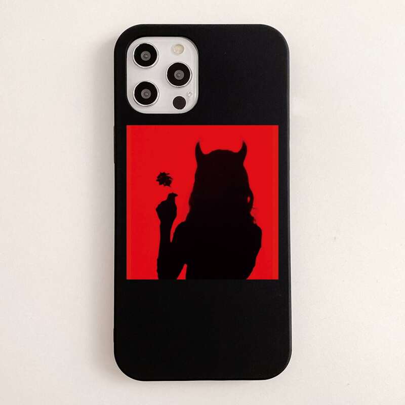 

Figure Print Phone Case, Black