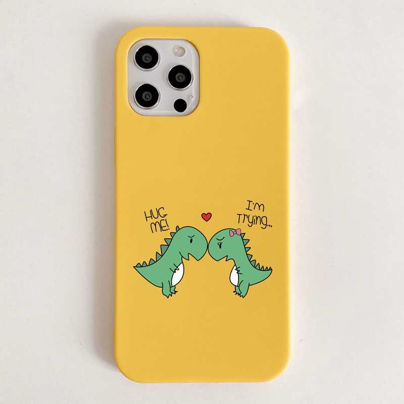 

Cartoon Dinosaur Phone Case, Yellow