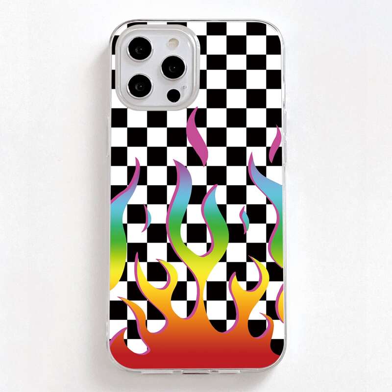 

Plaid Print Phone Case, Multicolor