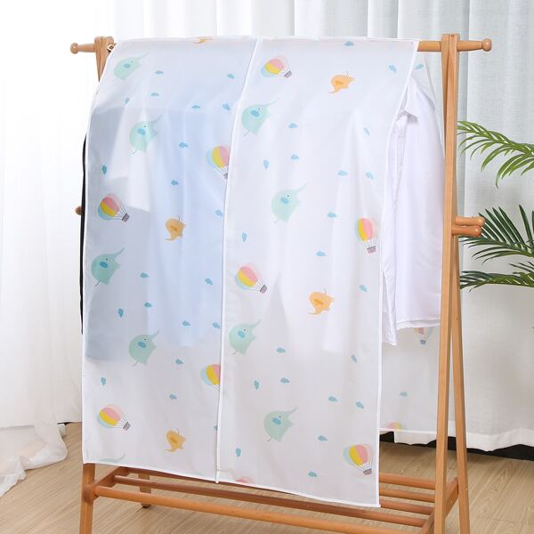 

Elephant Print Clothes Dust Cover, Multicolor