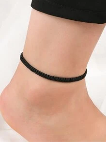 Solid Braided Anklet