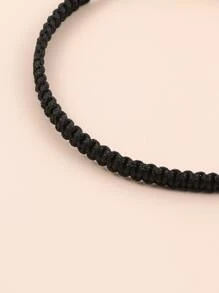 Solid Braided Anklet
