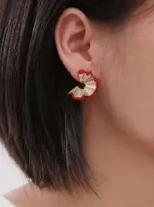 1 Cặp bông tai Fandrop hợp kim tráng men phổ biến dành cho nữ hàng ngày - Nhiều màu - Xem 1