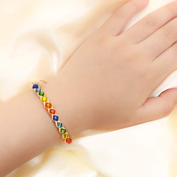 

Toddler Kids Braided Bracelet, Multicolor