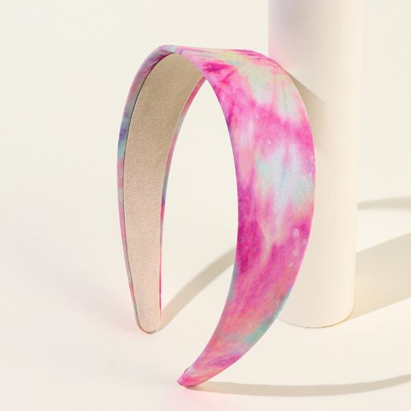 

Tie Dye Wide Headband, Multicolor