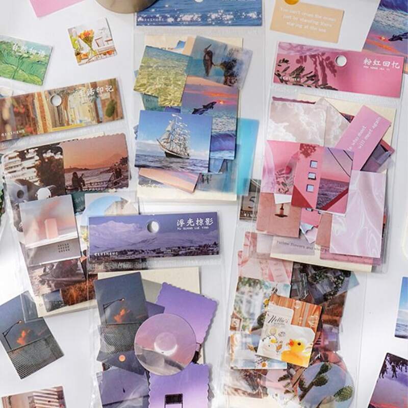 

41pcs Mixed Pattern Random Sticker, Multicolor