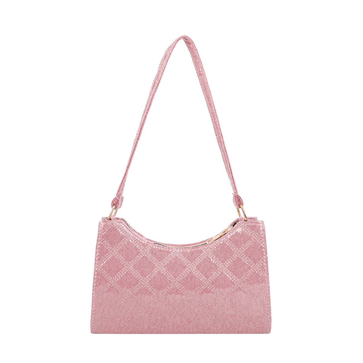 

Quilted Shoulder Bag, Pink