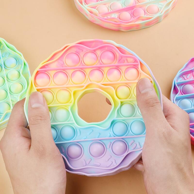 

1pc Random Color Push Bubble Toy, Multicolor