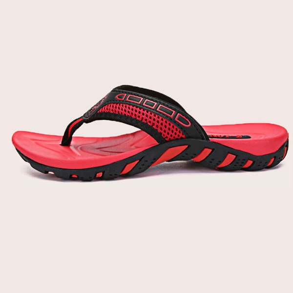 

Two Tone Flip Flops, Red