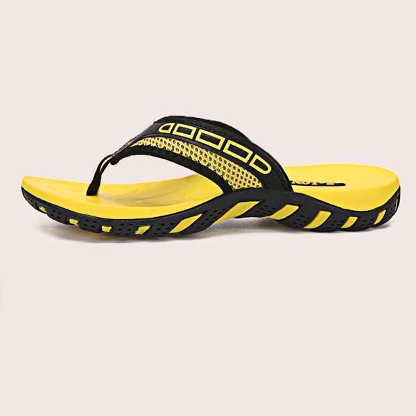 

Two Tone Flip Flops, Yellow