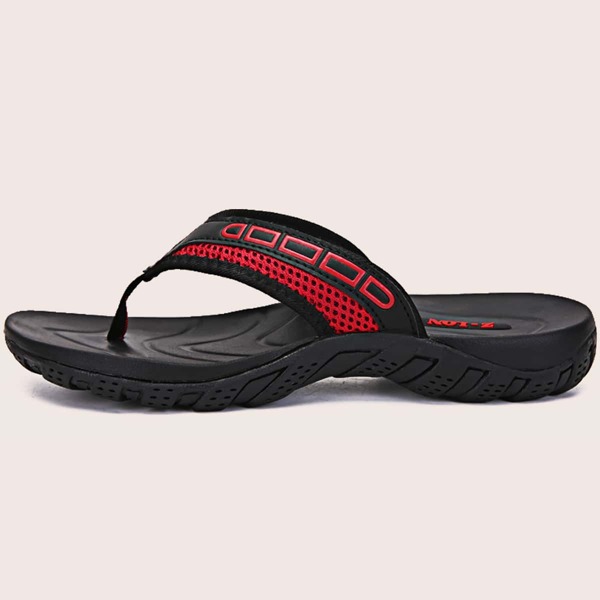 

Two Tone Flip Flops, Black