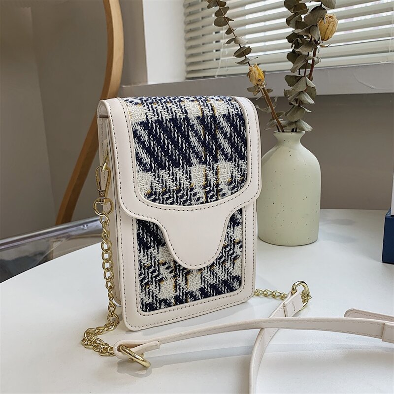 

Flap Crossbody Bag, White