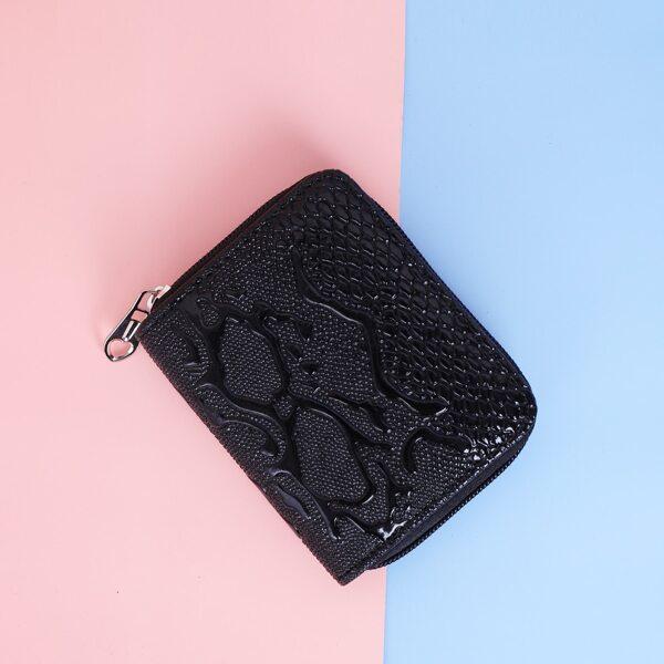 

Men Textured Small Wallet, Black