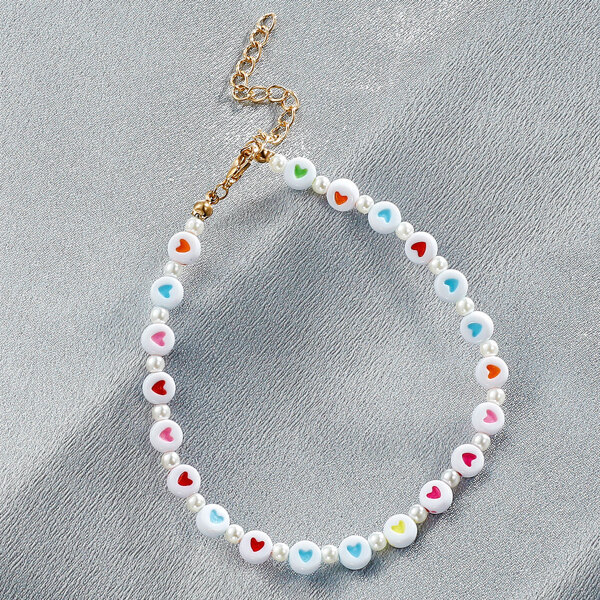 

Girls Beaded Anklet, Multicolor