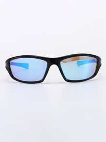 男士飞行员时尚眼镜，户外时尚之选 - 藍色 - 查看 3