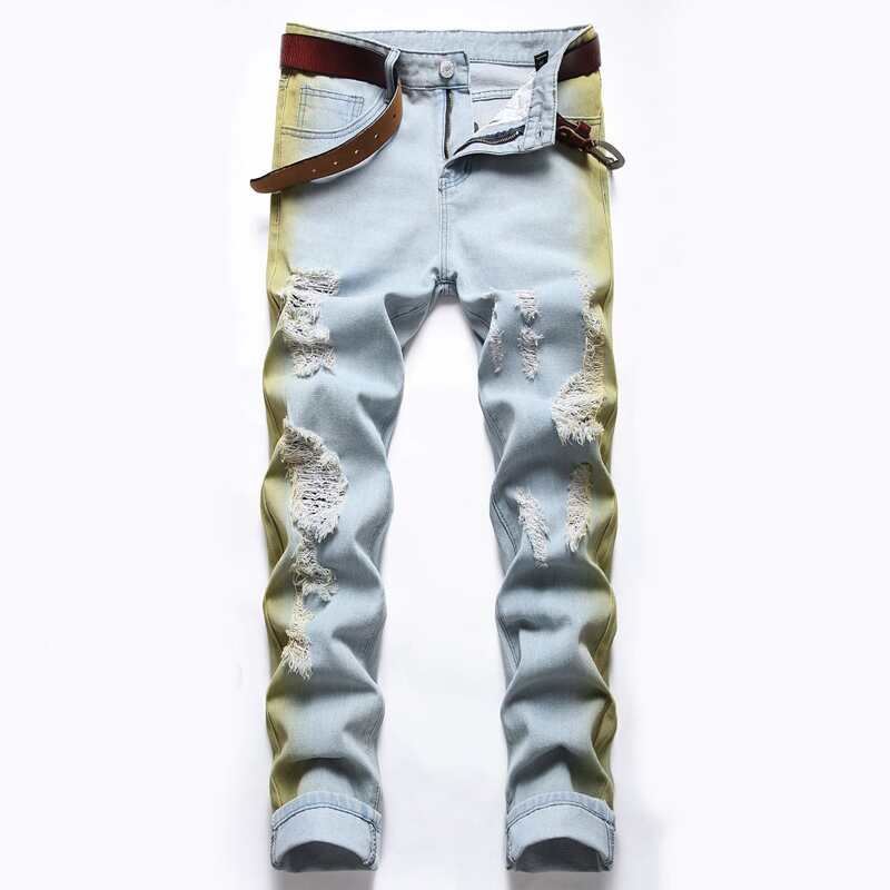

Guys Ripped Jeans, Light wash