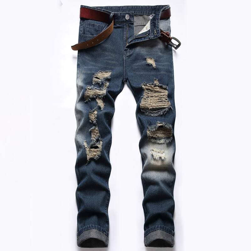 

Guys Ripped Jeans, Dark wash