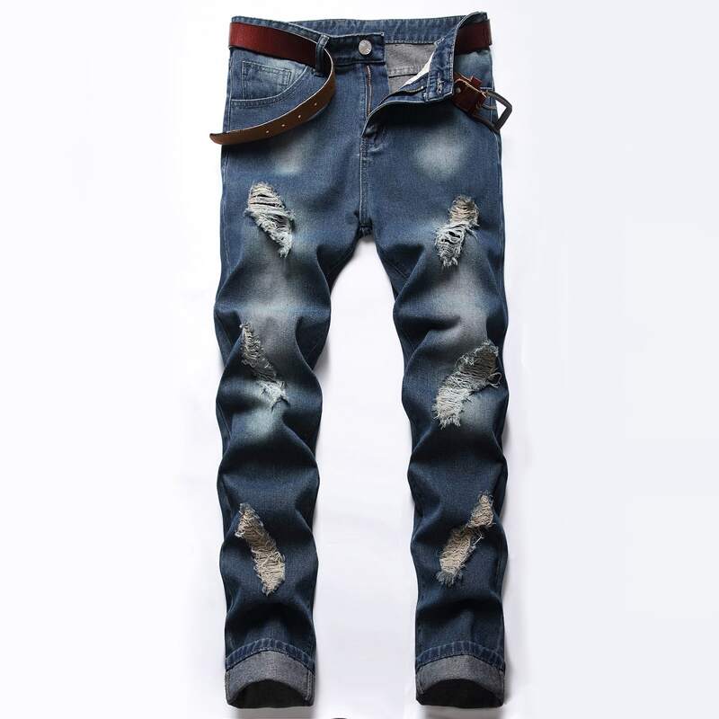 

Guys Ripped Jeans, Dark wash