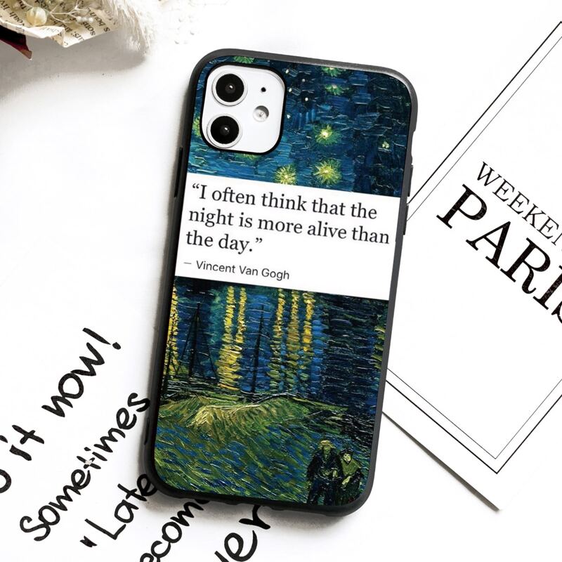 

Slogan Graphic Phone Case, Multicolor