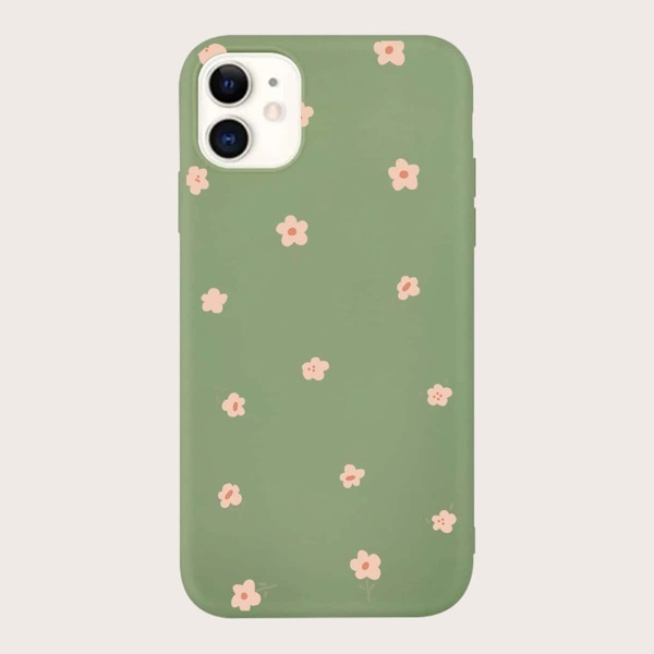 

Flower Phone Case, Green