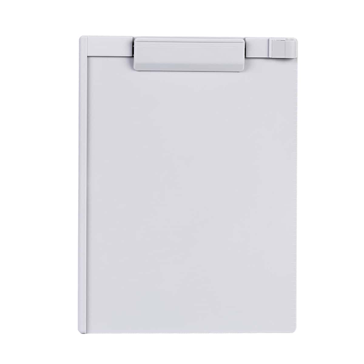

1pc Solid Color Clipboard, Grey
