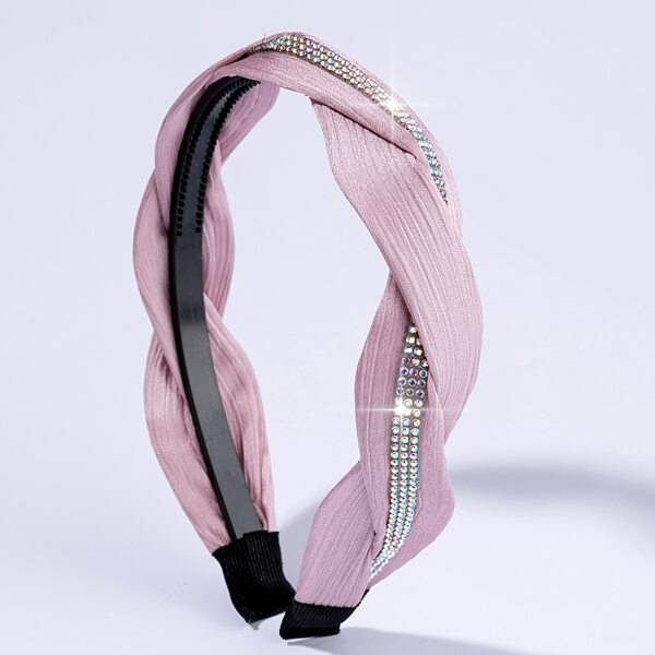 

Rhinestone Decor Headband, Pink