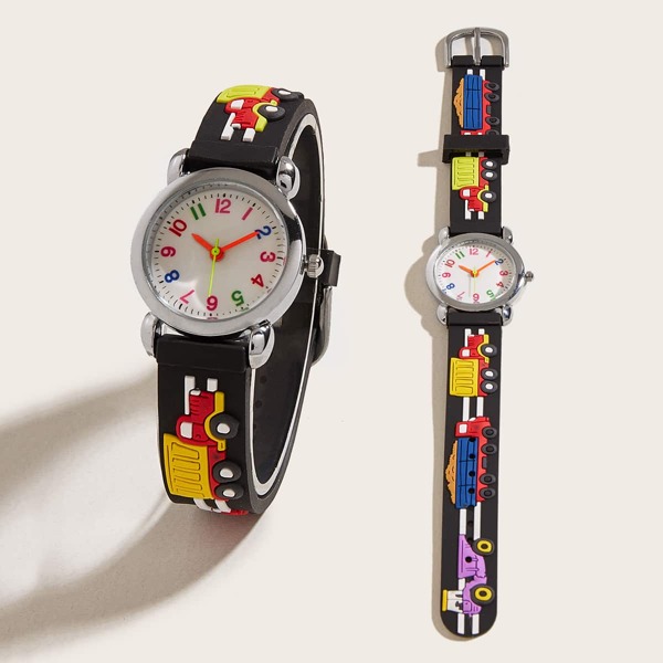 

Kids Cartoon Truck Quartz Watch