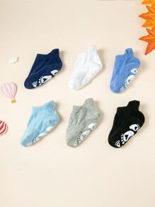 6pairs Baby Simple Socks - Multicolor - View 1
