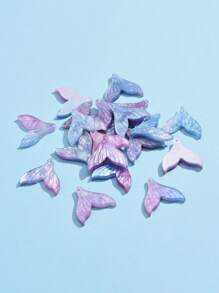 20入組美人魚尾巴形狀DIY吊墜首飾類 - 淡紫色 - 查看 2