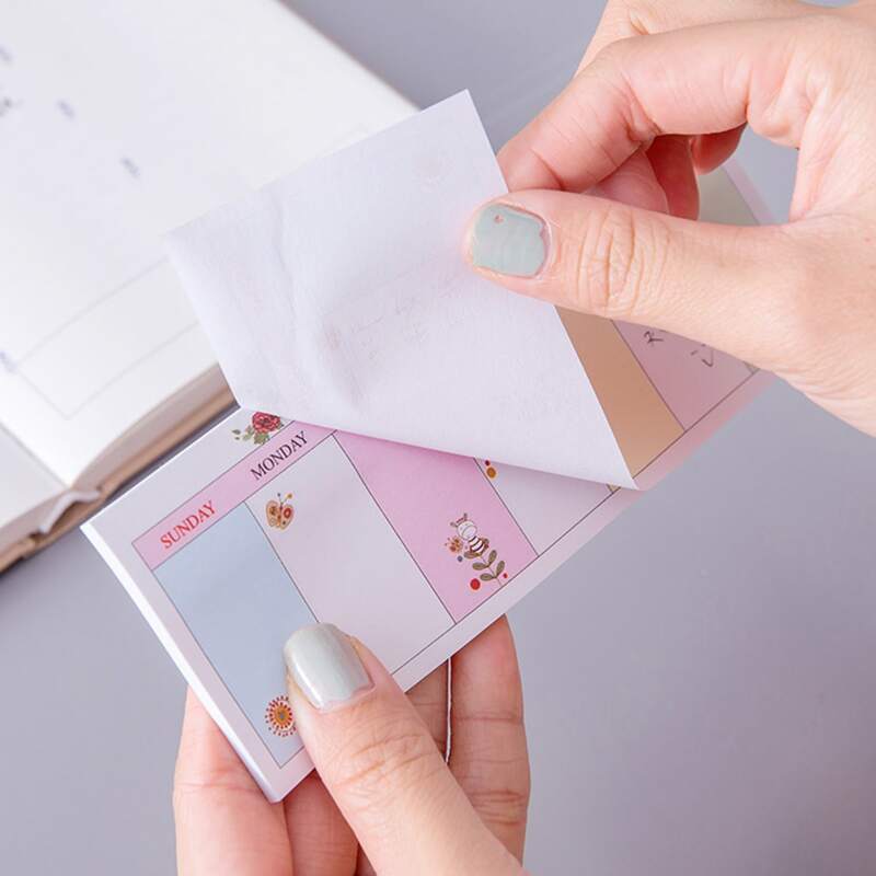 

1pc Cartoon Graphic Random Sticky Note, Multicolor