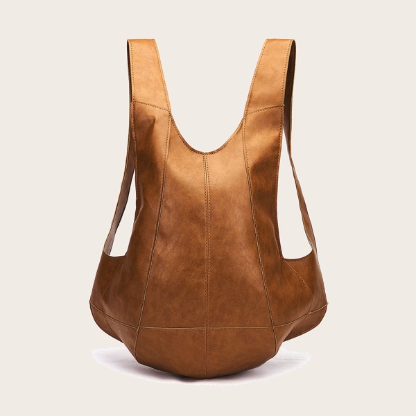 

Minimalist Novelty Backpack, Brown