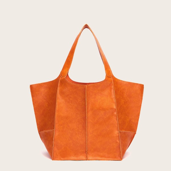 

Solid Tote Bag, Orange