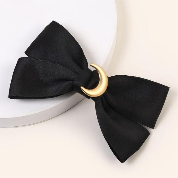 

Bow Knot Decor Hair Clip, Black
