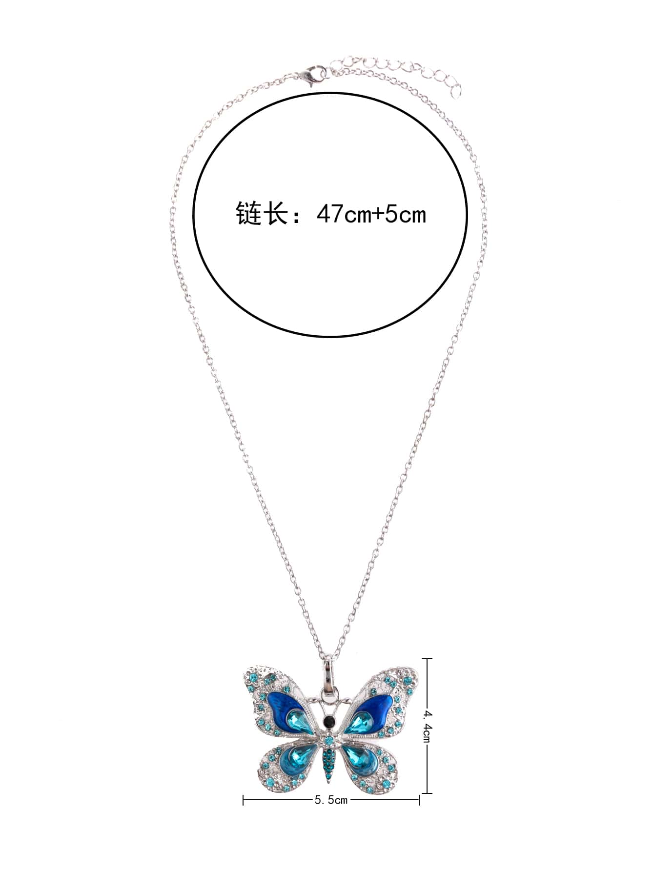 Butterfly Pendant Necklace SHEIN USA