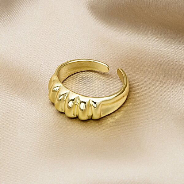 

Simple Cuff Ring, Gold