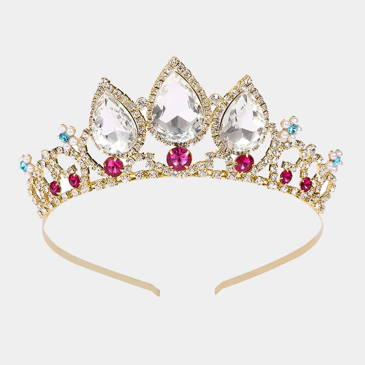 

1pc Rhinestone Headband, Multicolor