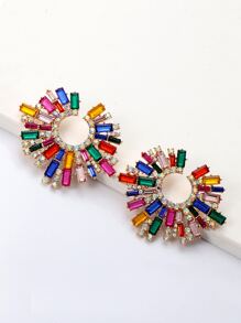 juran Hoa tai Stud Rhinestone Decor - Nhiều màu - Xem 4