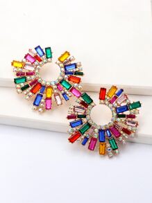juran Hoa tai Stud Rhinestone Decor - Nhiều màu - Xem 5