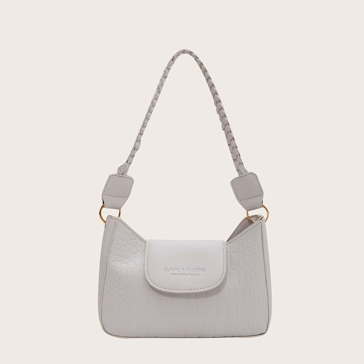

Minimalist Shoulder Bag, White
