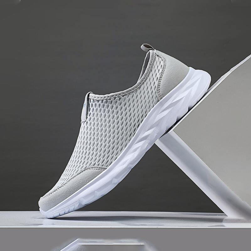 

Guys Lightweight Slip-On Running Shoes, Light grey