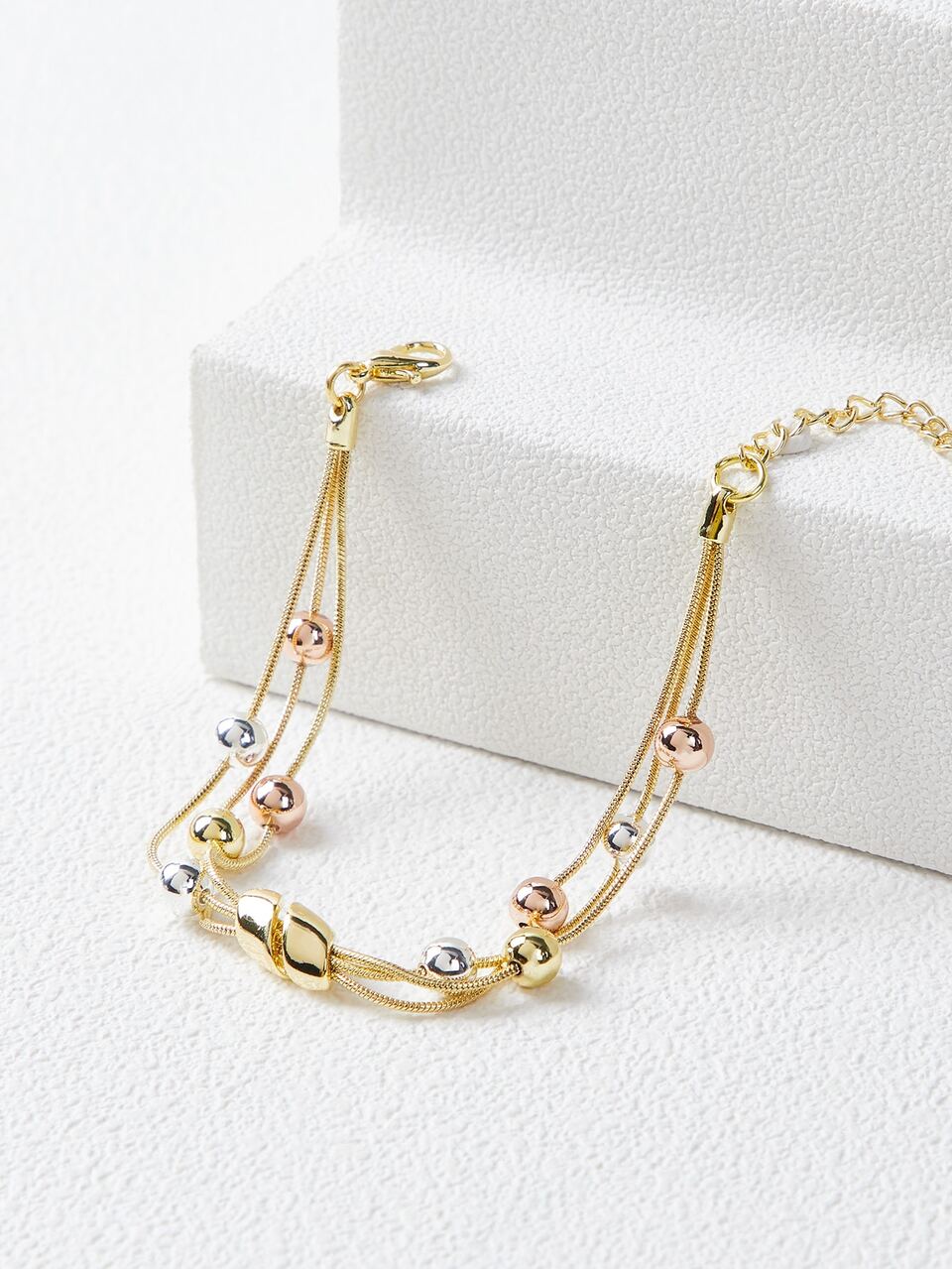 MOTF BEAD DECOR LAYERED BRACELET