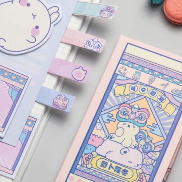 

1pack Cartoon Graphic Random Material Paper, Multicolor