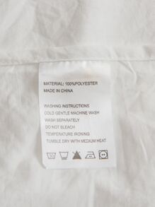 1雙絨球裝飾枕套不附帶枕芯 - 白色 - 查看 8