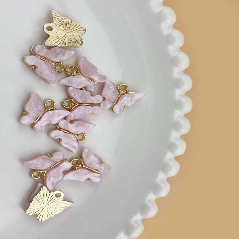 

10pcs Butterfly DIY Accessory, Pink