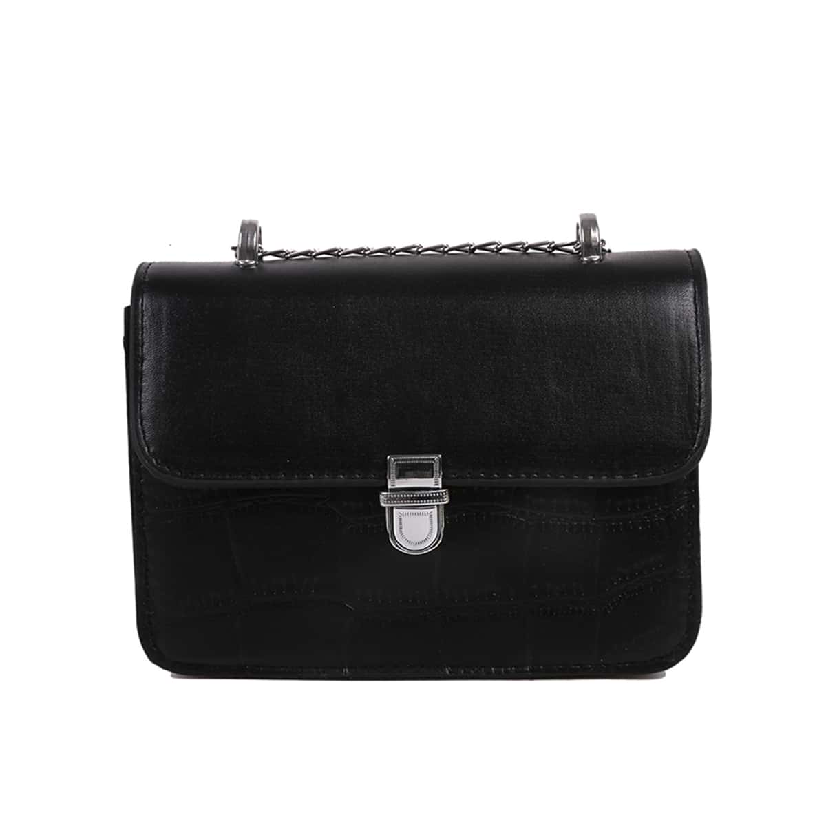 

Chain Crossbody Bag, Black