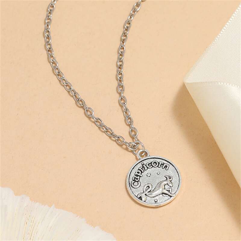

Constellation Pendant Chain Necklace, Silver