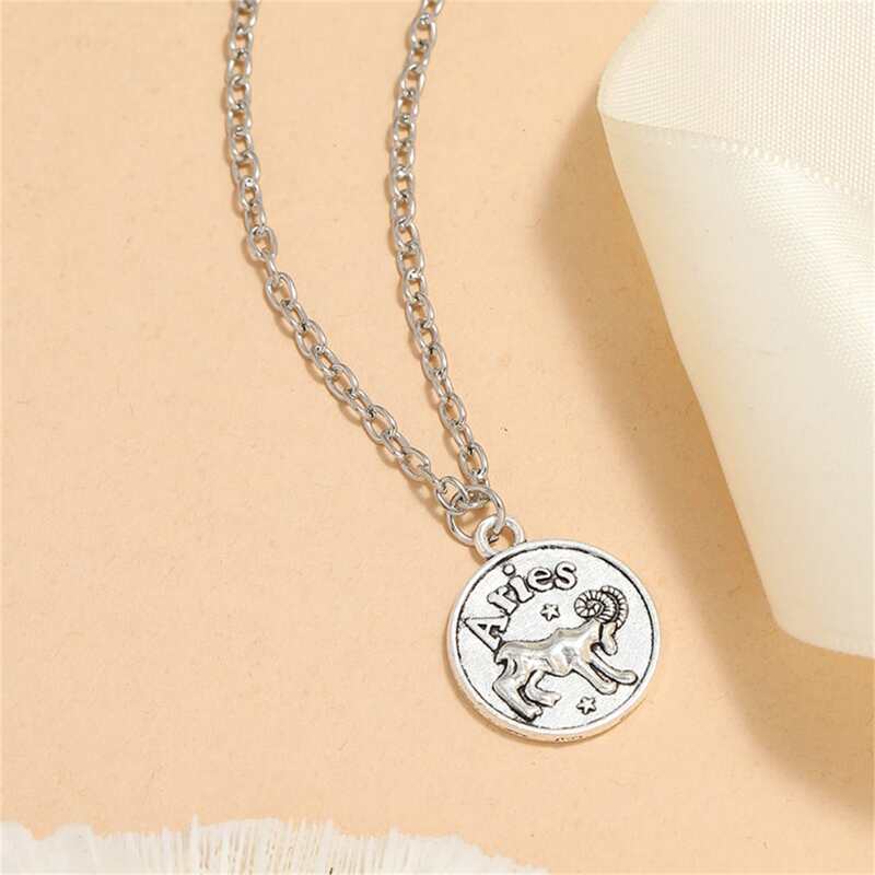 

Constellation Pendant Chain Necklace, Silver